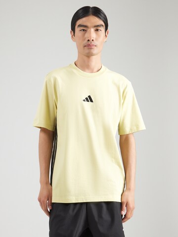 ADIDAS SPORTSWEAR Performance shirt in Yellow: front