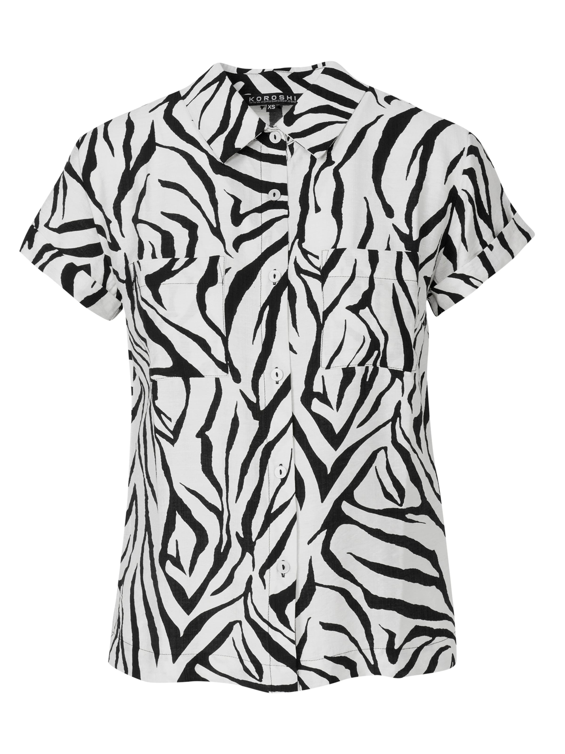 Camicia da donna di KOROSHI in bianco: frontale