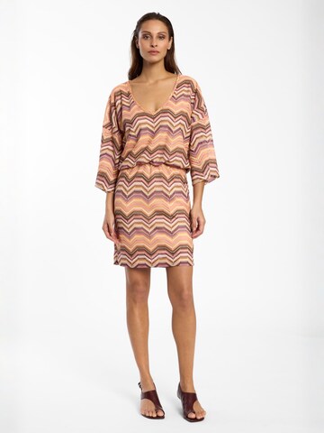 Ana Alcazar Strickkleid in Mischfarben