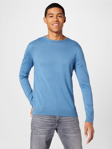 Petrol Industries Sweater in Blue: front