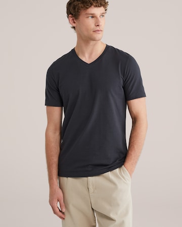 WE Fashion T-Shirt in Blau: Vorderseite