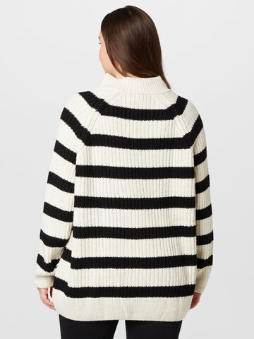 ONLY Carmakoma Sweater 'Leis Freya' in Beige