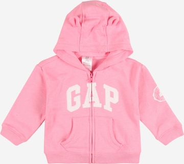 GAP Tepláková bunda - ružová: predná strana