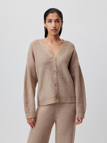 LeGer by Lena Gercke Knit Cardigan 'Ela' in Beige: front