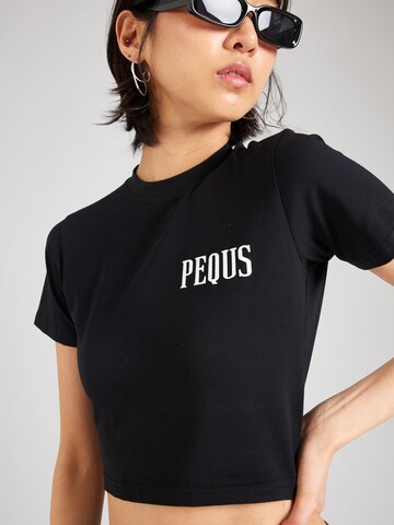 Pequs T-Shirt in Schwarz