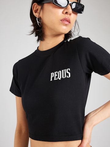 Pequs T-Shirt in Schwarz