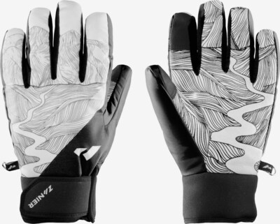 Zanier Athletic Gloves in Black / White, Item view