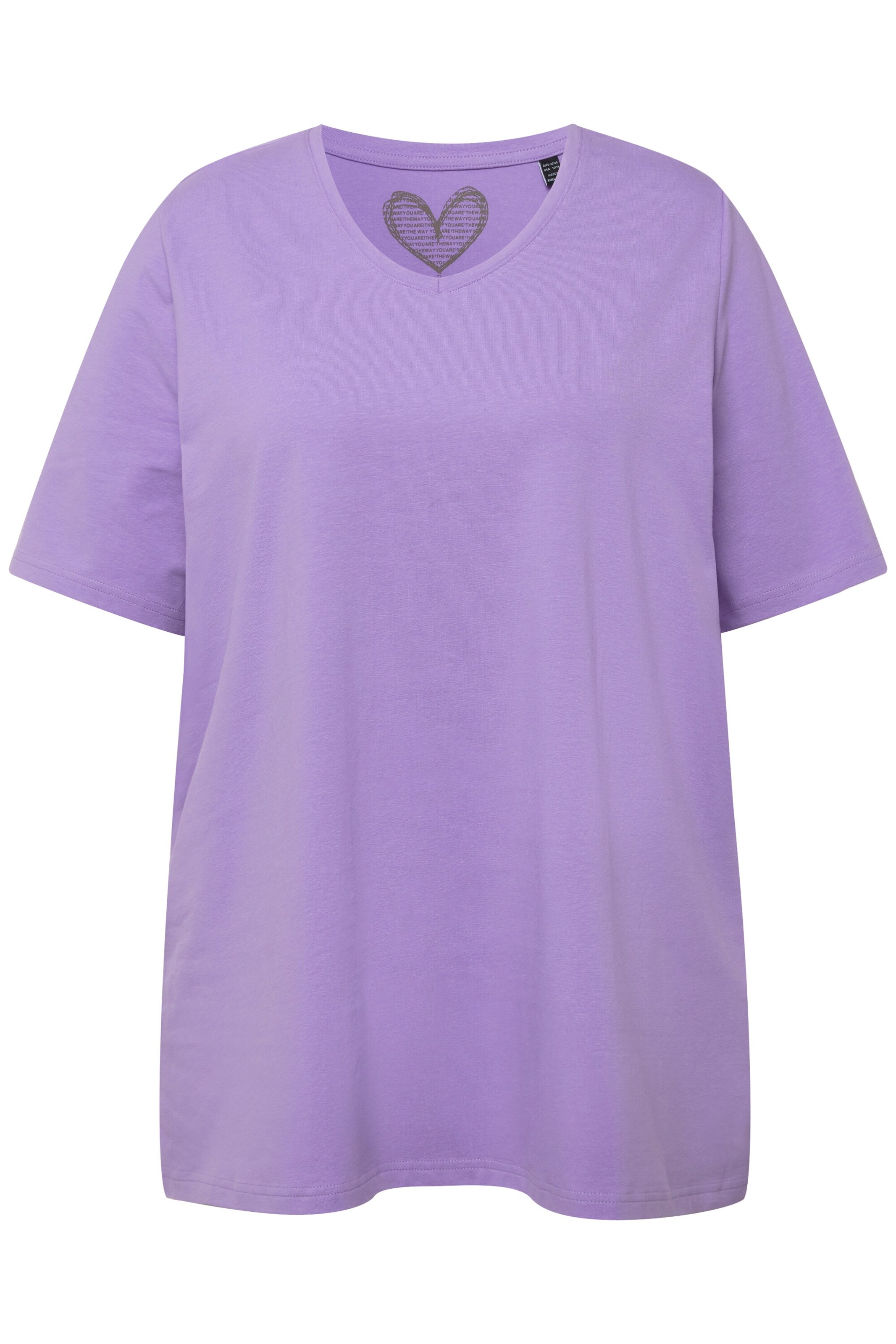 Ulla Popken Shirt in Lila: voorkant