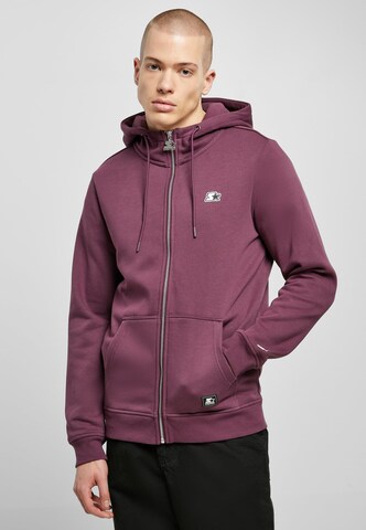Starter Black Label Sweatjacke in Lila