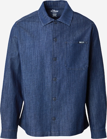 s.OliverRegular Fit Prijelazna jakna - plava boja: prednji dio