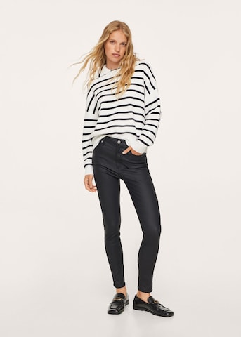 MANGO Skinny Jeansy 'Anne' w kolorze czarny