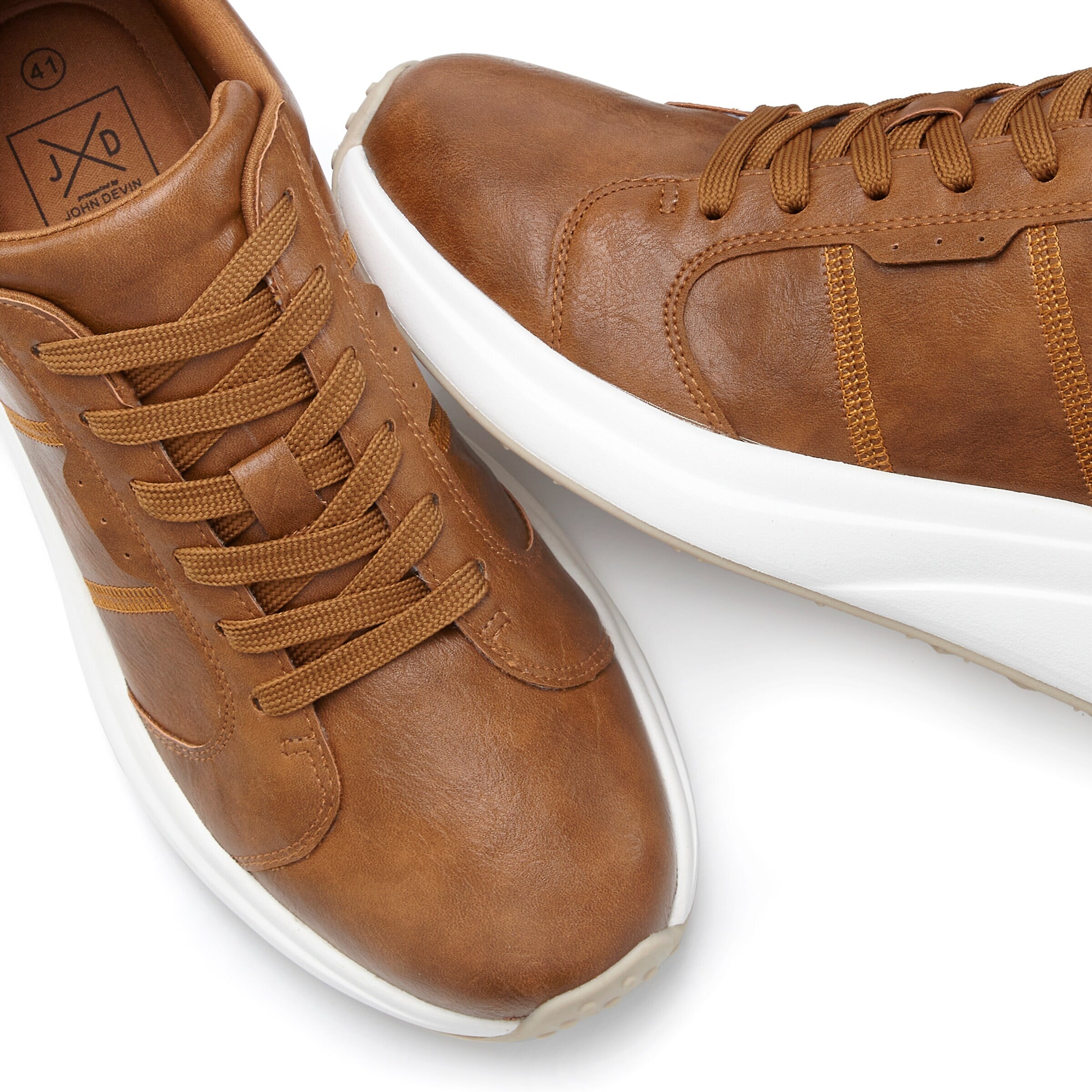 JOHN DEVIN Sneakers in Brown
