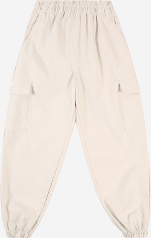 Nike Sportswear Штаны в Бежевый: спереди