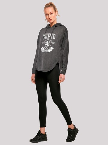 Sweat-shirt 'Cupid University Valentinstag' F4NT4STIC en gris