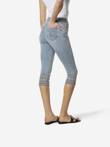 KOROSHI Slimfit Džíny – modrá