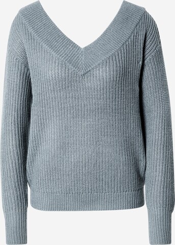 ONLY Sweater 'MELTON' in Blue: front