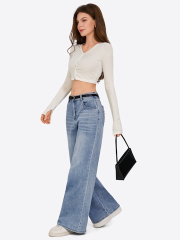 Imily Bela Wide leg Jeans in Blauw