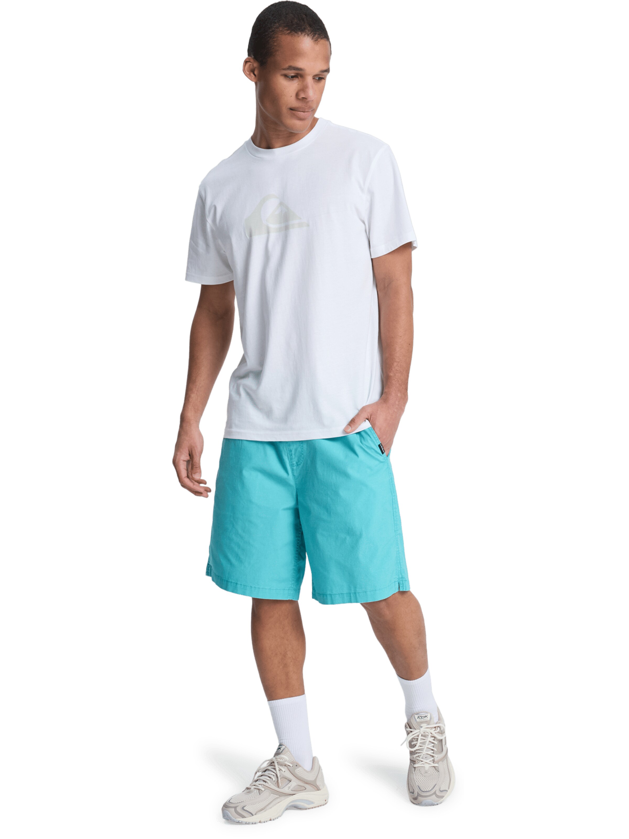 QUIKSILVER Regular Workout Pants 'Taxer' in Blue