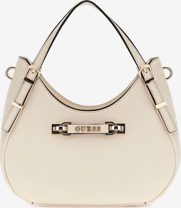 GUESS Schultertasche 'Lefia' in Weiß: Vorderseite