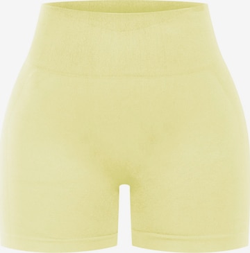 Skinny Leggings Smilodox en jaune : devant