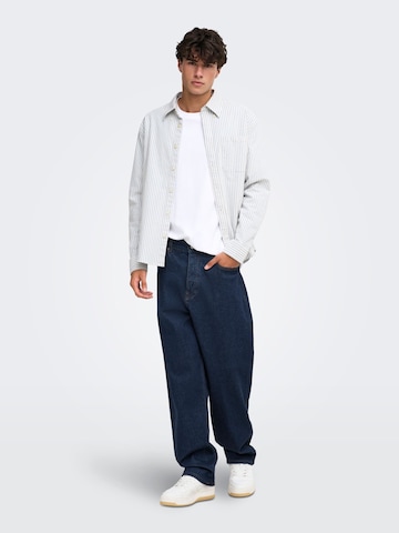 Only & Sons Loosefit Jeans 'ONSFade' in Blauw