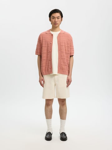 SELECTED Knit cardigan in Pink