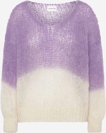 americandreams Oversizepullover 'Milana 2-Colored' in Lila: Vorderseite