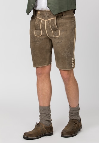 STOCKERPOINT Regular Trachtenhose 'Königstein' in Grau: Vorderseite