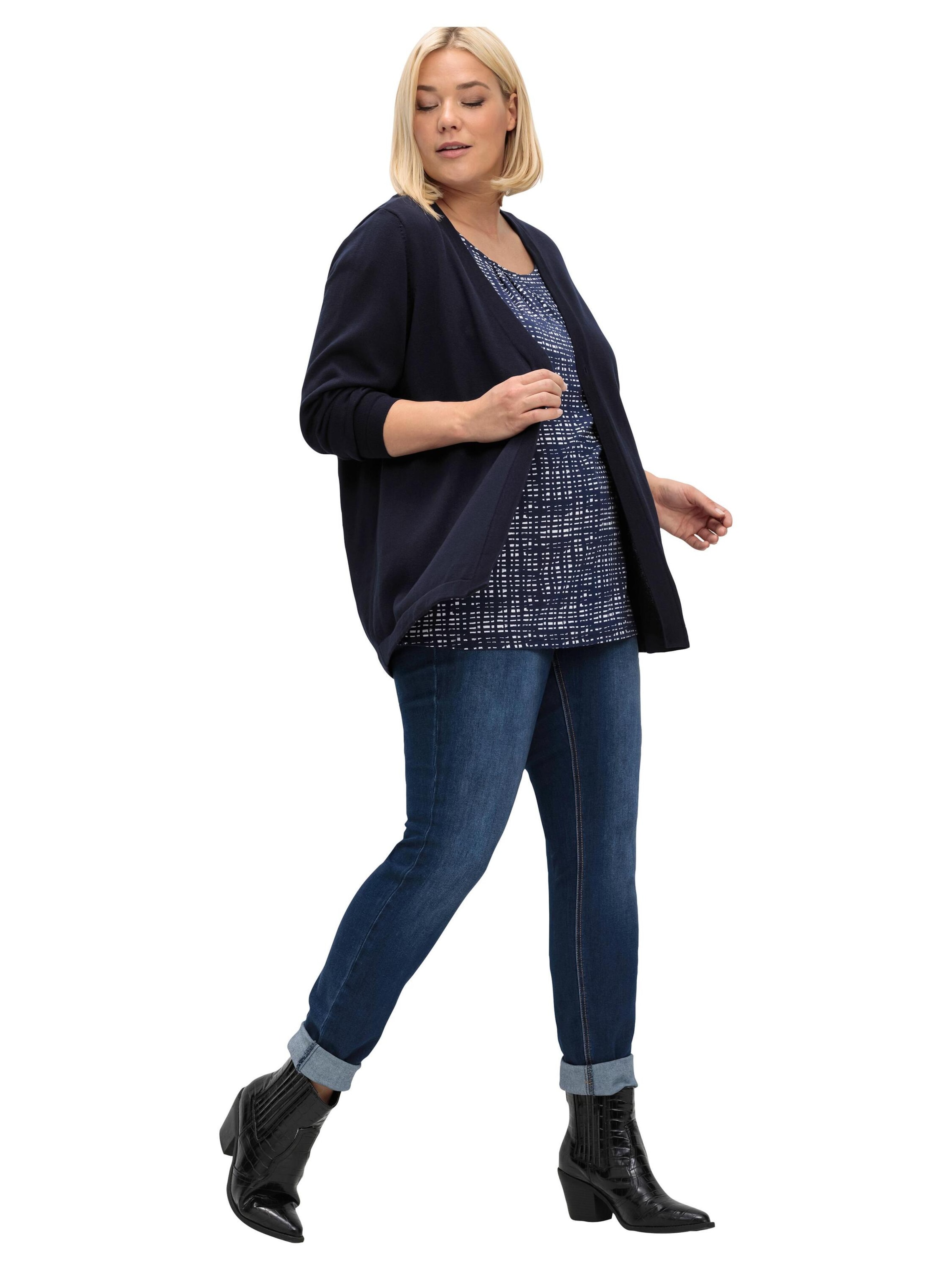 mėlyna SHEEGO Kardiganas