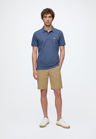 Tricou 'JUL4 INTL EXCLUSIVE' de la HOLLISTER pe albastru