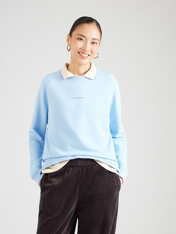 Bluză de molton de la Marc O'Polo DENIM pe albastru: față