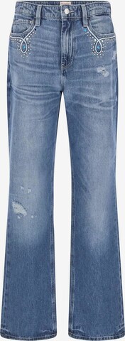 GUESS Tapered Jeans in Blue: front