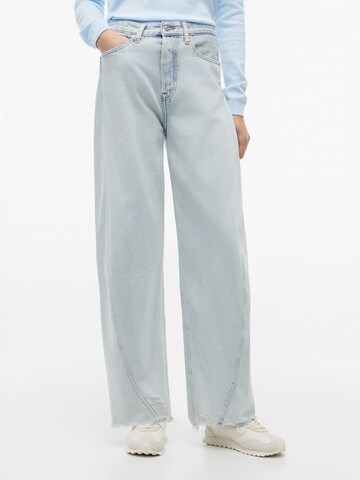 Tommy Jeans Barrel Дънки 'ELLA' в синьо: отпред