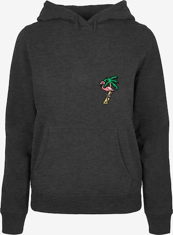 Mister Tee Sweatshirt 'Flamingo' in Grau: predná strana