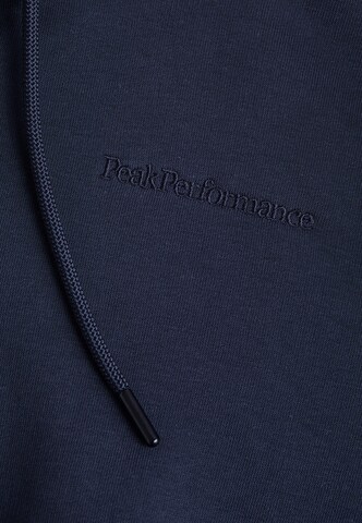 PEAK PERFORMANCE Kapuzensweatshirt in Blau