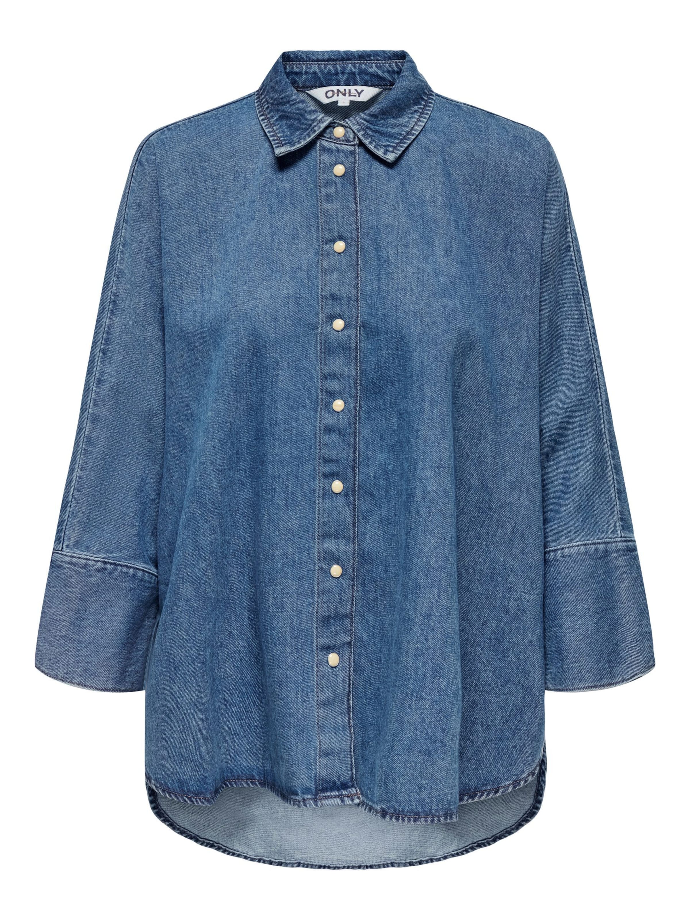 ONLY Bluse 'ONLGRACE-ELLI' i blå, Produktvisning