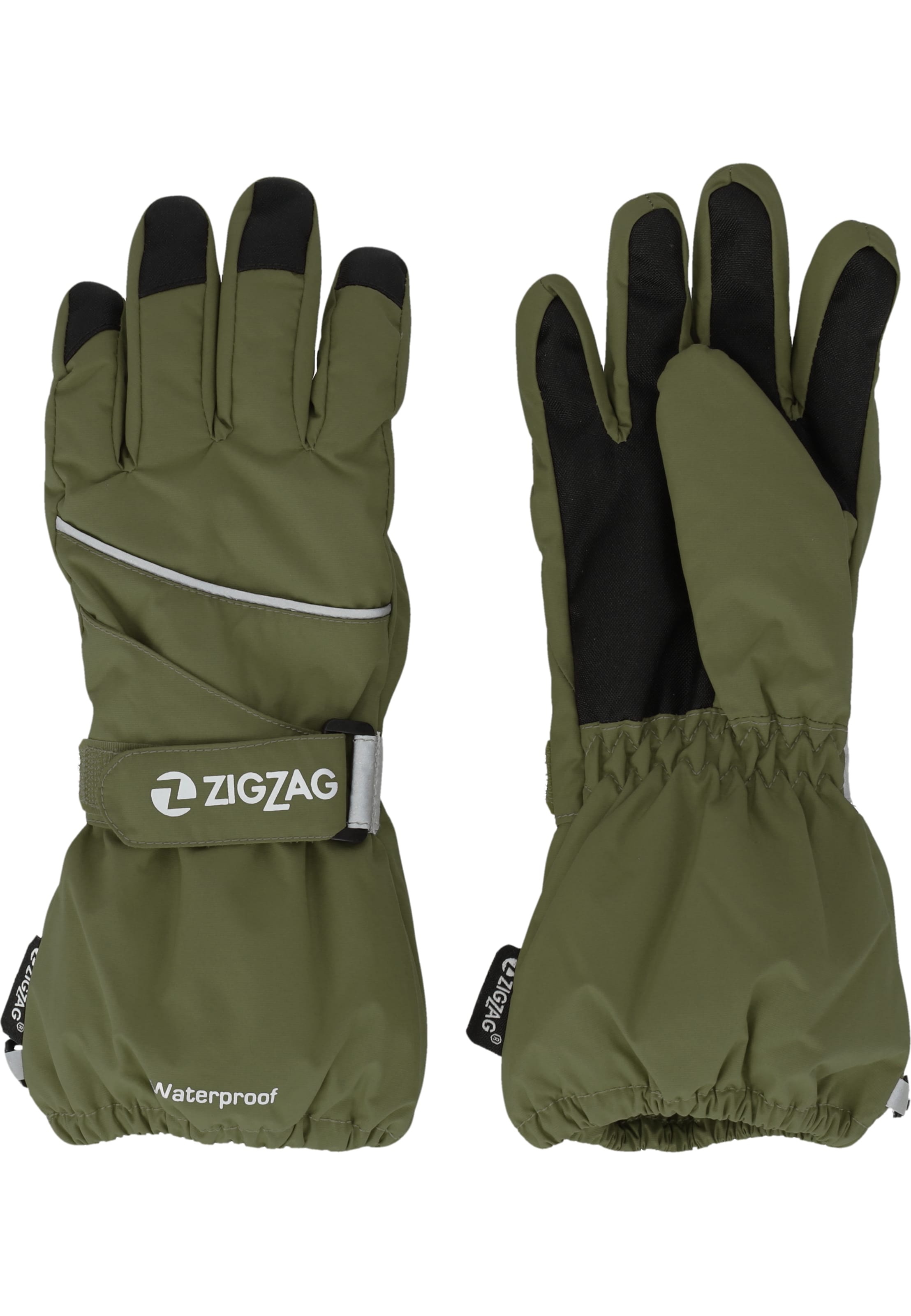 ZigZag Handschuhe 'Kempston' in Grün: Vorderseite