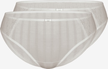 Slip 'NATURAL' sassa en blanc : devant