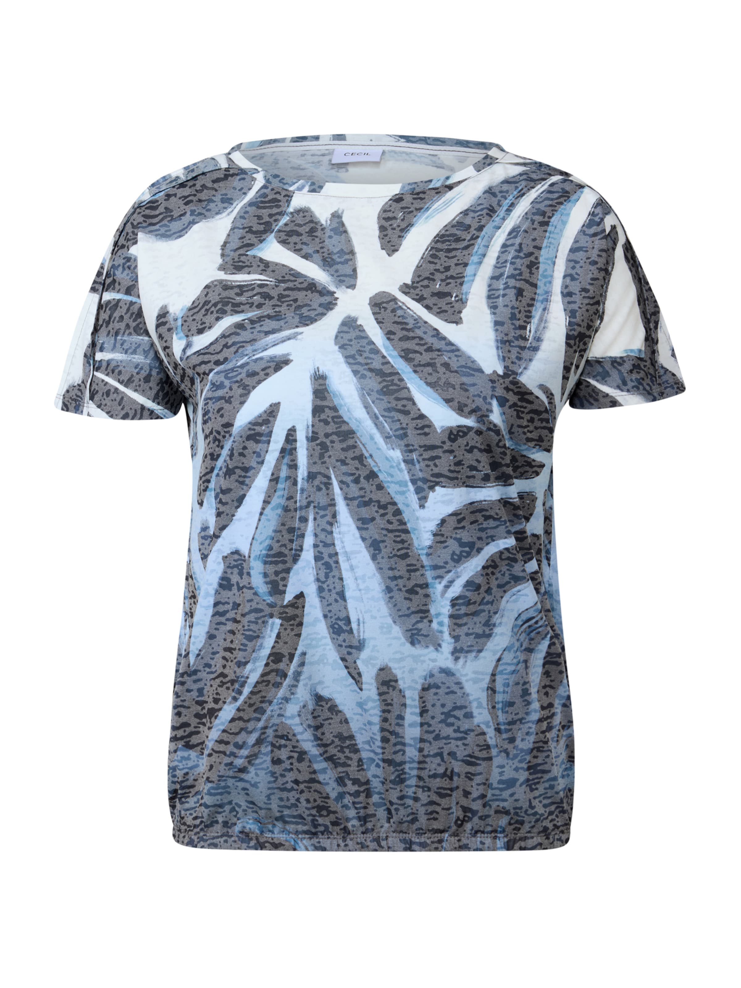 T-shirt CECIL en bleu : devant