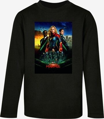 ABSOLUTE CULT Shirt 'Captain Marvel - Movie Starforce' in Schwarz: predná strana