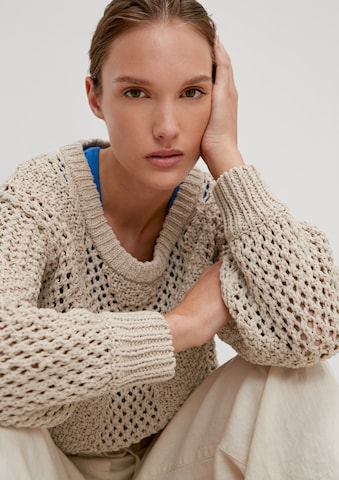 Pull-over comma casual identity en beige