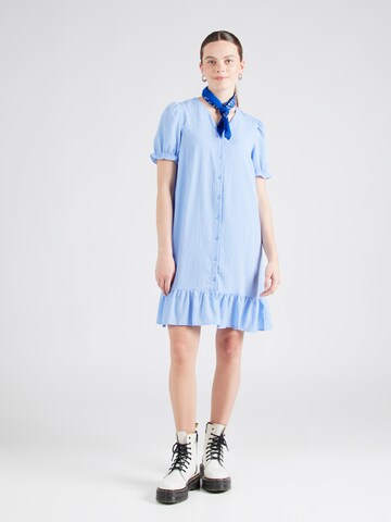 PIECES Shirt dress 'PCSIENNA' in Blue: front