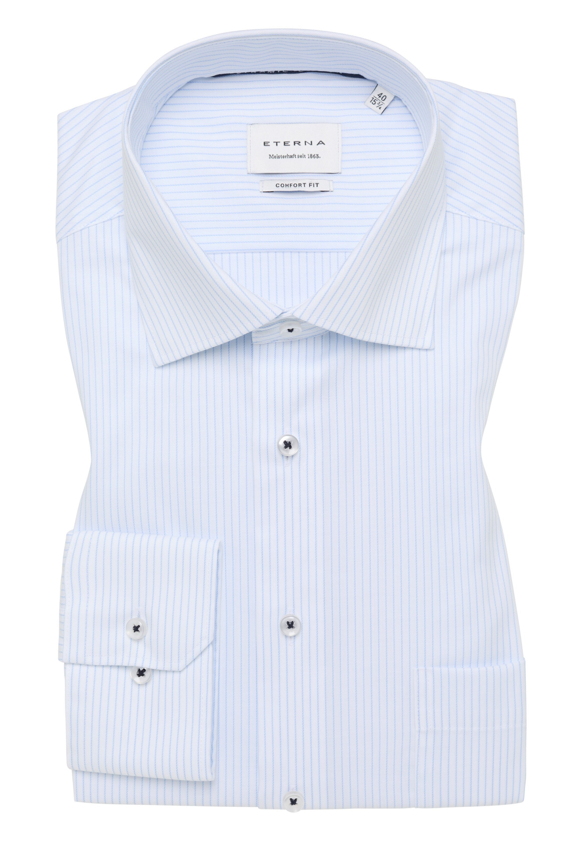 ETERNA Comfort fit Business shirt in Blue