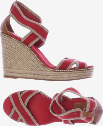 Tory Burch Sandalen 41,5 in Rot: Vorderseite