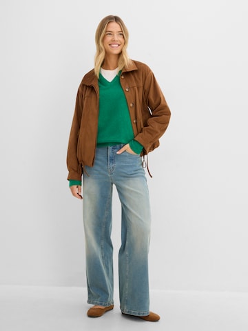 Pull-over oversize bonprix en vert