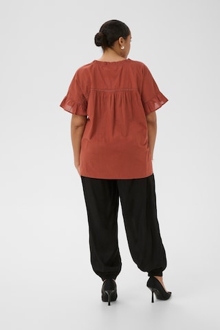 KAFFE CURVE Blouse 'KCValeria' in Red
