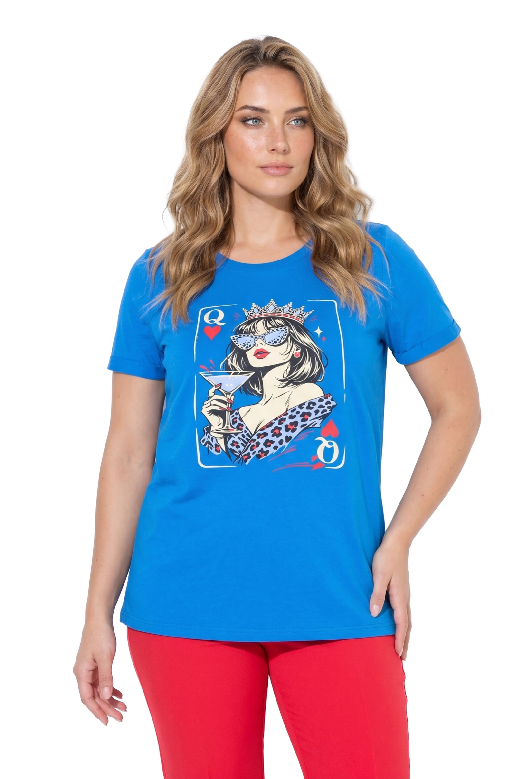MIAMODA Shirt in Blau: Vorderseite