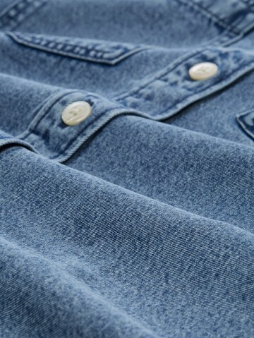 TOM TAILOR DENIM Tussenjas in Blauw