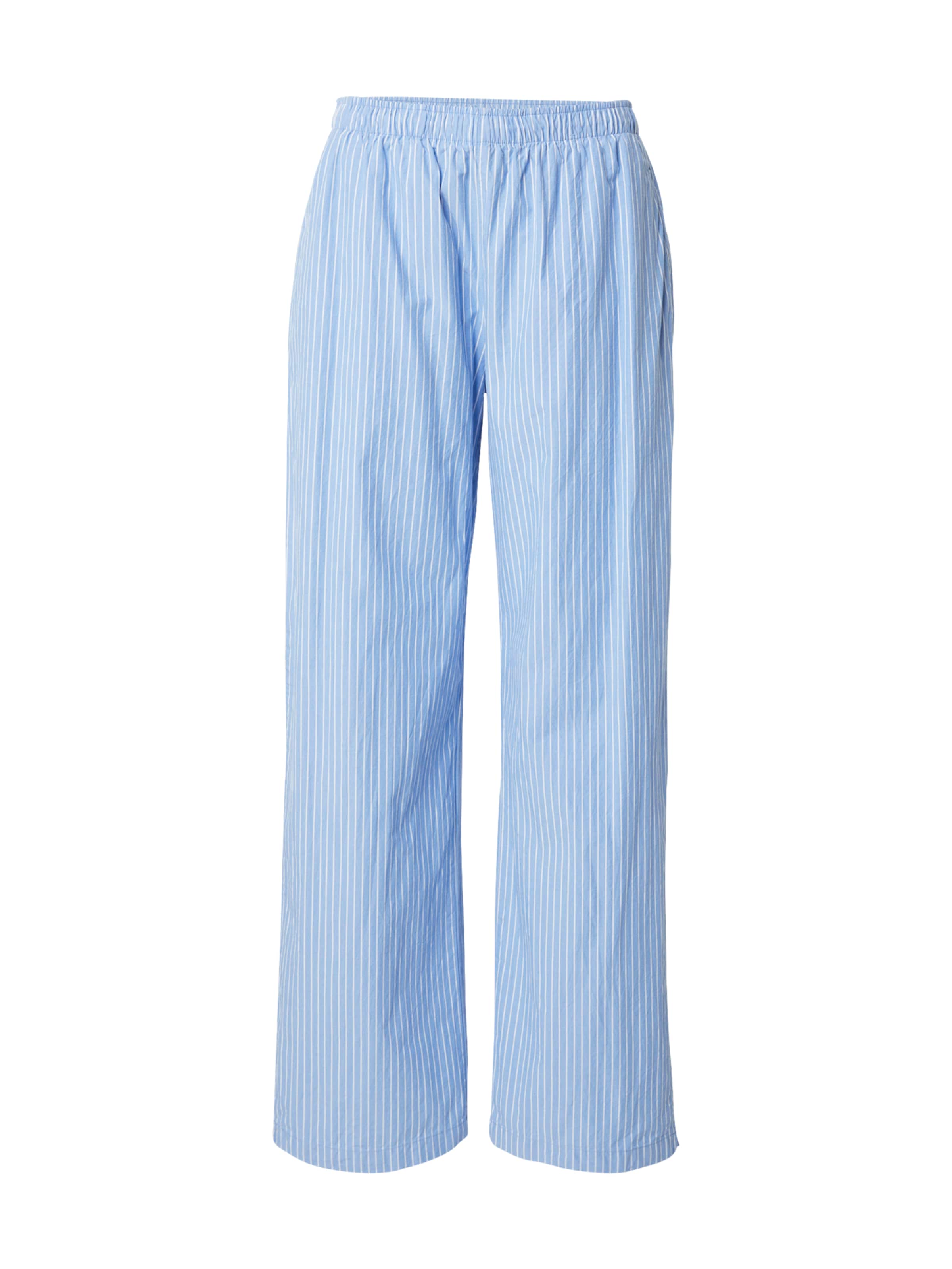 mėlyna Abercrombie & Fitch Plačios klešnės Kelnės: priekis