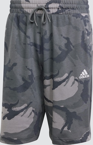 ADIDAS SPORTSWEAR Regular Workout Pants in Black: front